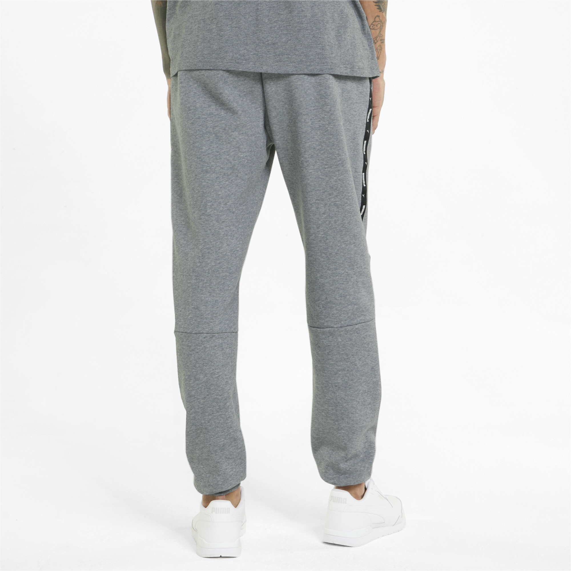 Men's Puma Essentials+ Tape Sweatpants, Gray, Size 4XL, Clothing