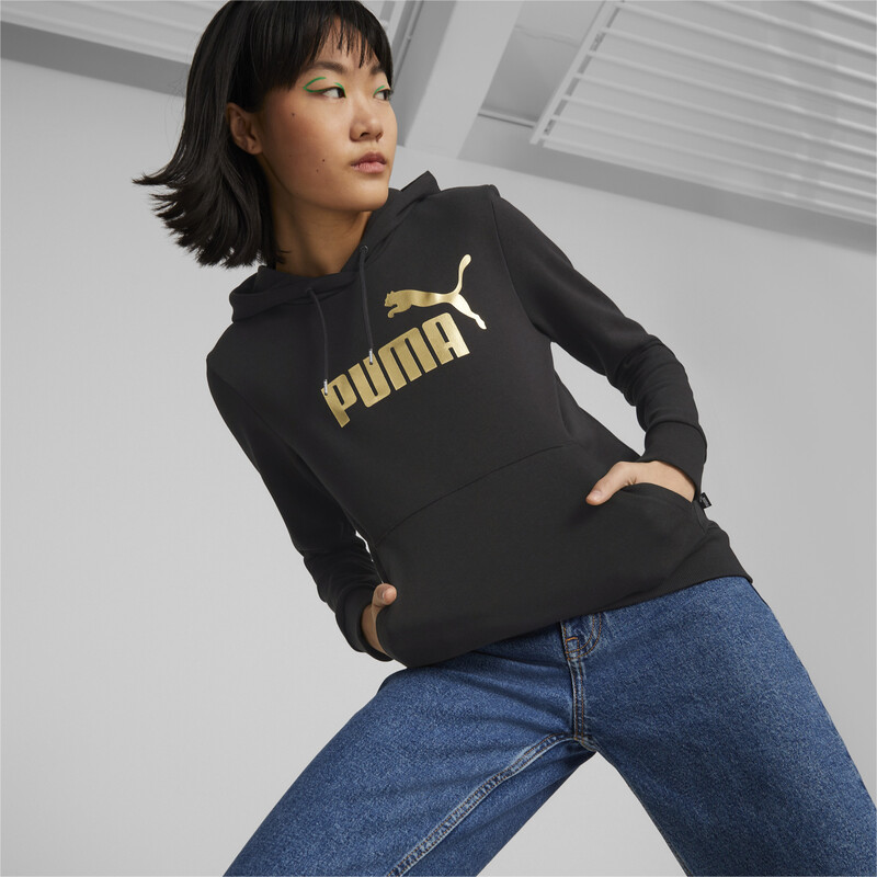 Women's PUMA Metallic Logo Regular Fit Hoodie