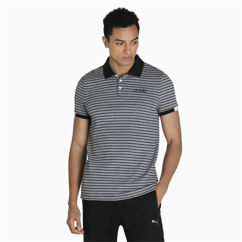 

Men's PUMA One8 Virat Kohli Jaquard Slim Fit Polo, Black