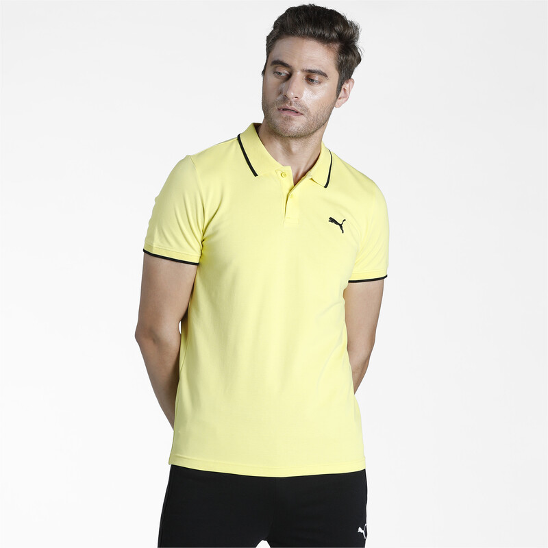 

Men's PUMA Pique Tipping Slim Fit Polo, Black