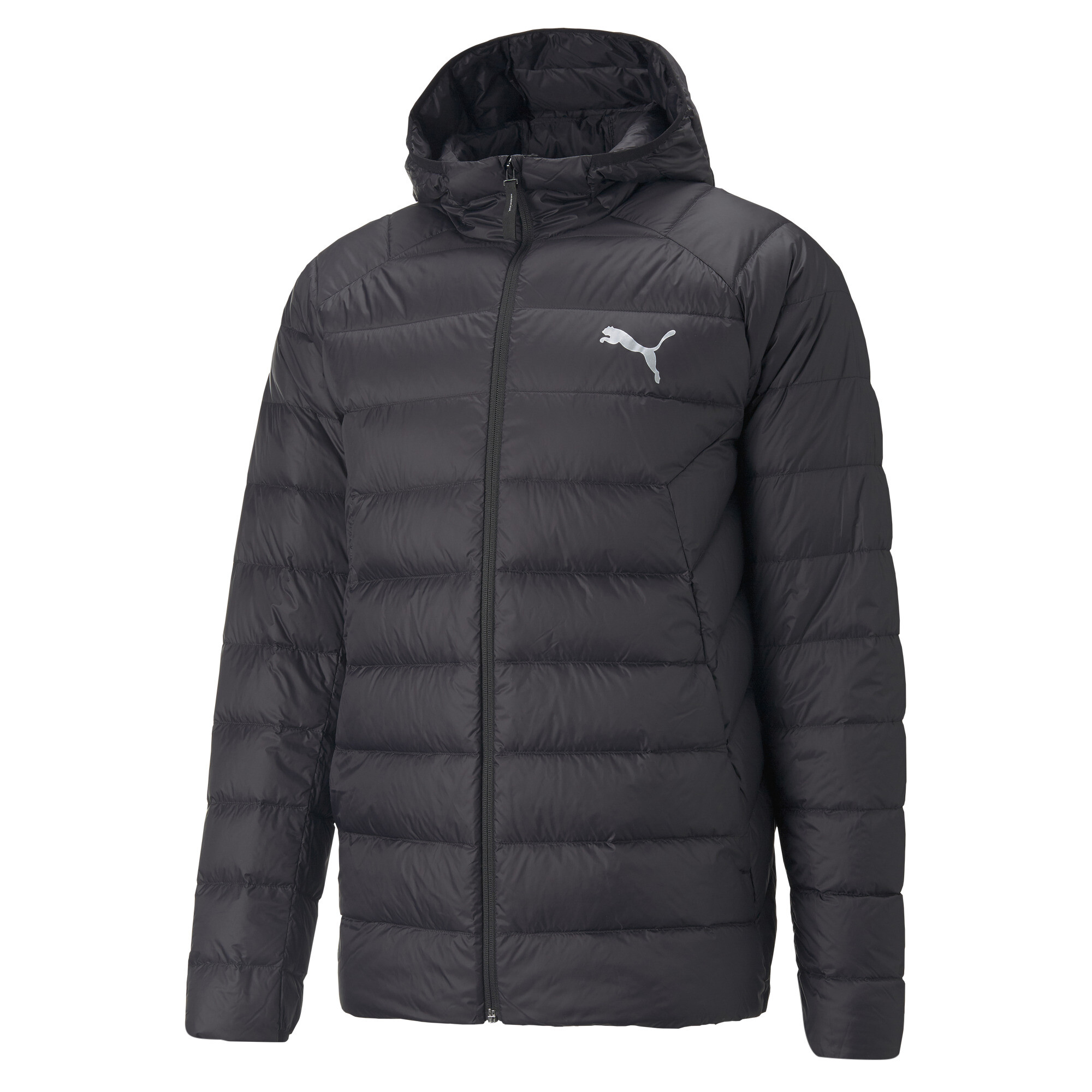 PUMA PackLITE Down Jacket Full Zip Closure Slim Fit Padded Outwear - Mens