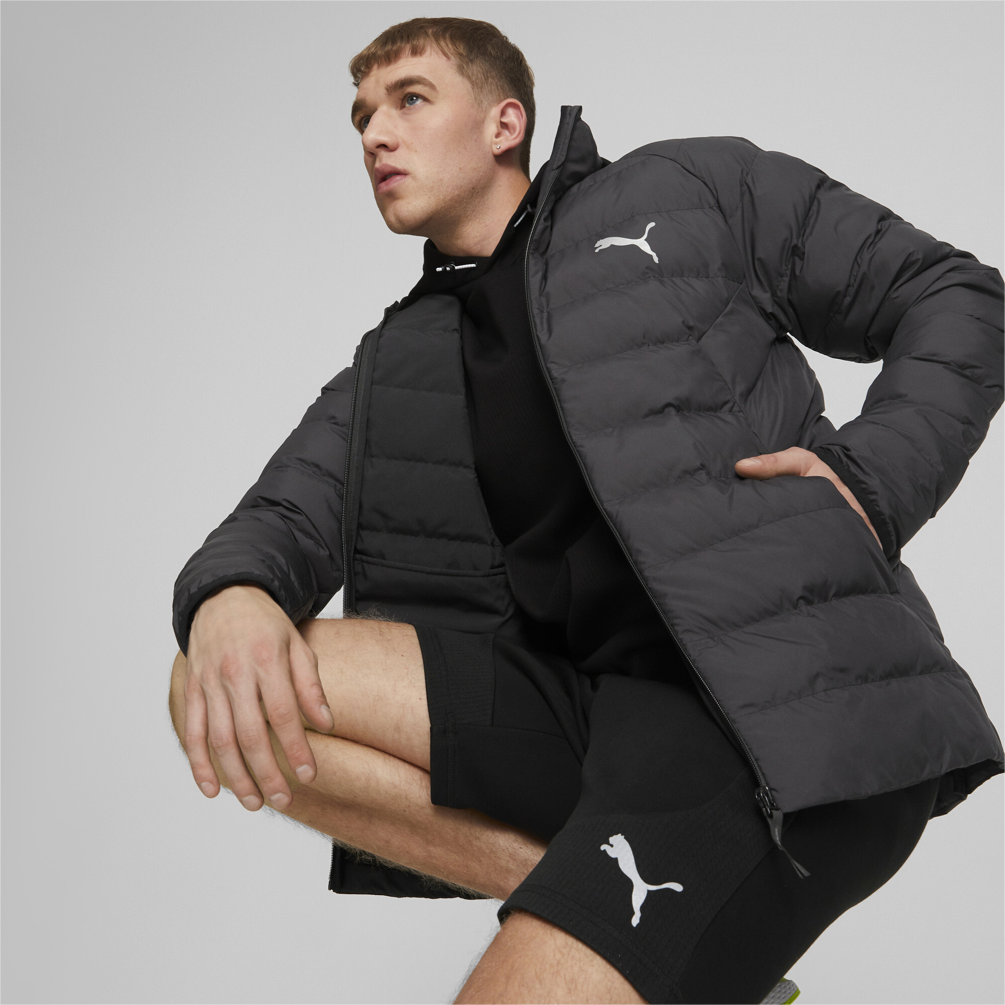 Puma black 2024 winter jacket