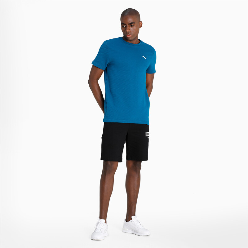 

Men's PUMA Ottoman T-Shirt, Black/blue