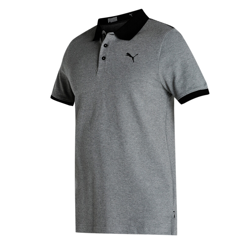 

Men's PUMA Pique Polo, Gray