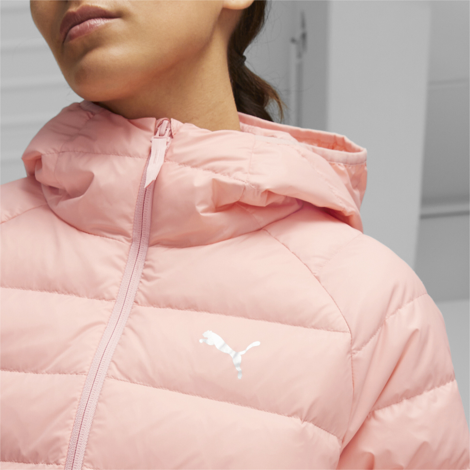 Women's Puma Pack LITE Down Jacket, Pink, Size XL, Clothing