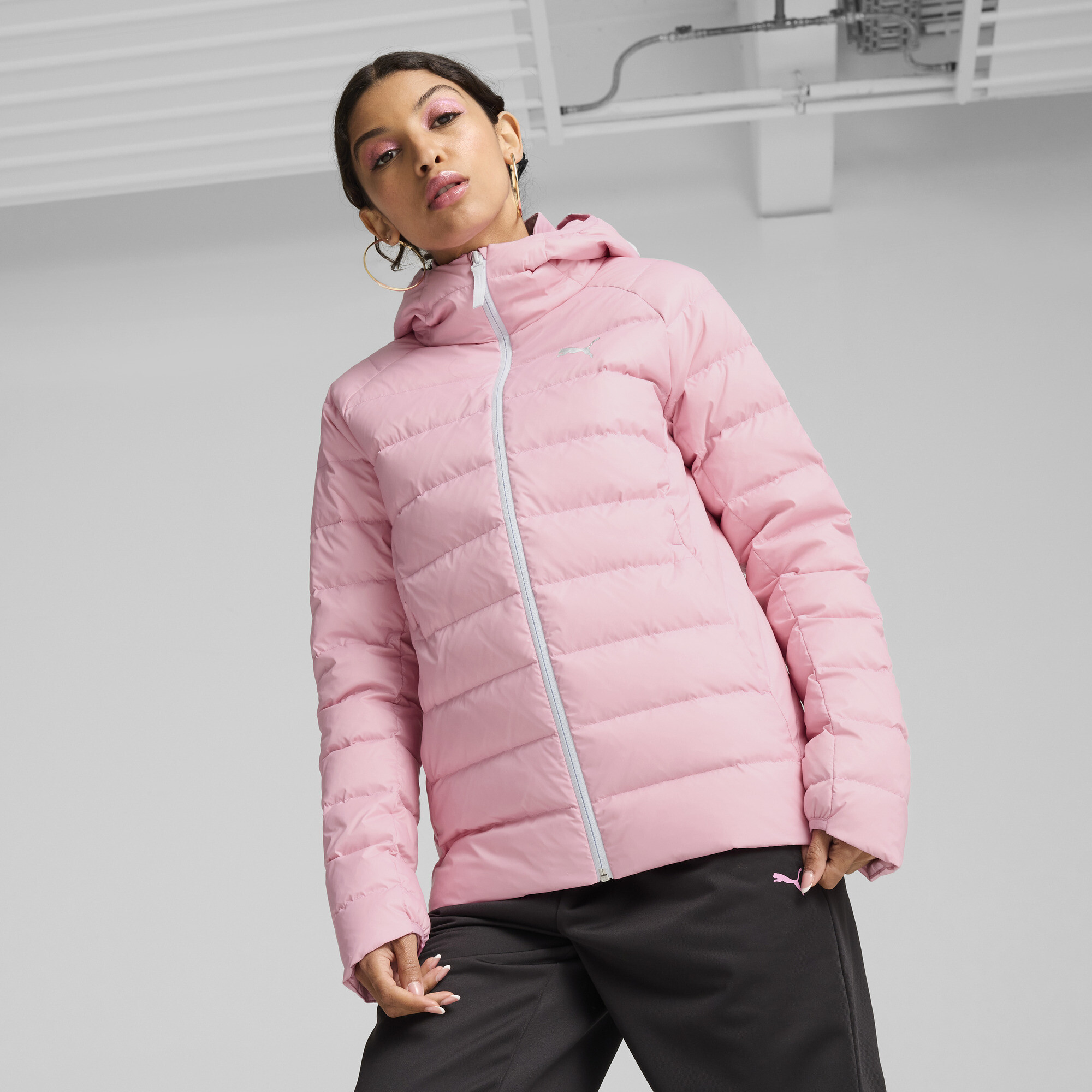 Puma PackLITE Daunenjacke Damen | Mit Plain | Mauved Out | Größe: L