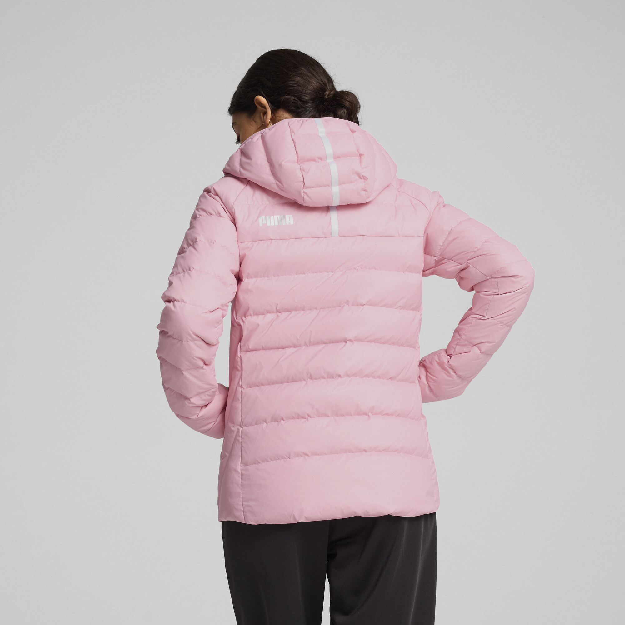 Women's Puma Pack LITE Down Jacket, Pink, Size XL, Clothing