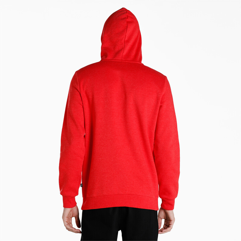 

Men's PUMA ESS Heather Regular Fit Hoodie, Red/gray