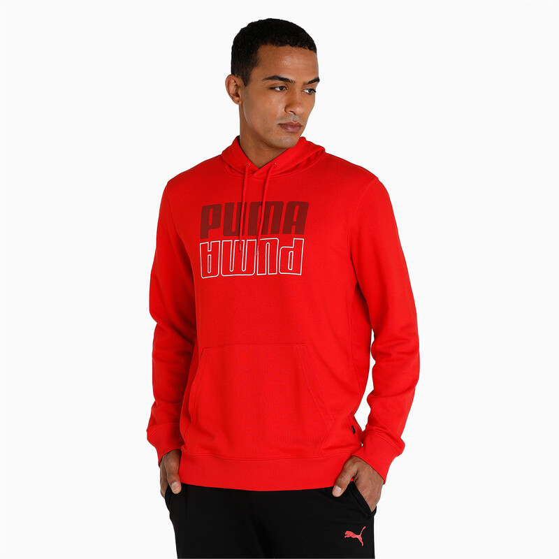 

Men's PUMA POWER Hoodie, Red