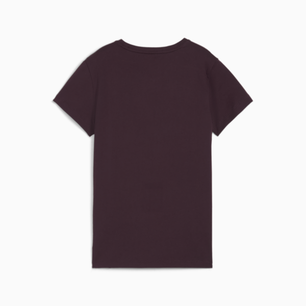 Essentials+ Metallic Logo Women's Tee, Midnight Plum, large-ZAF