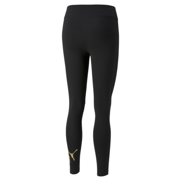 Essentials Metallic Women s Leggings black PUMA