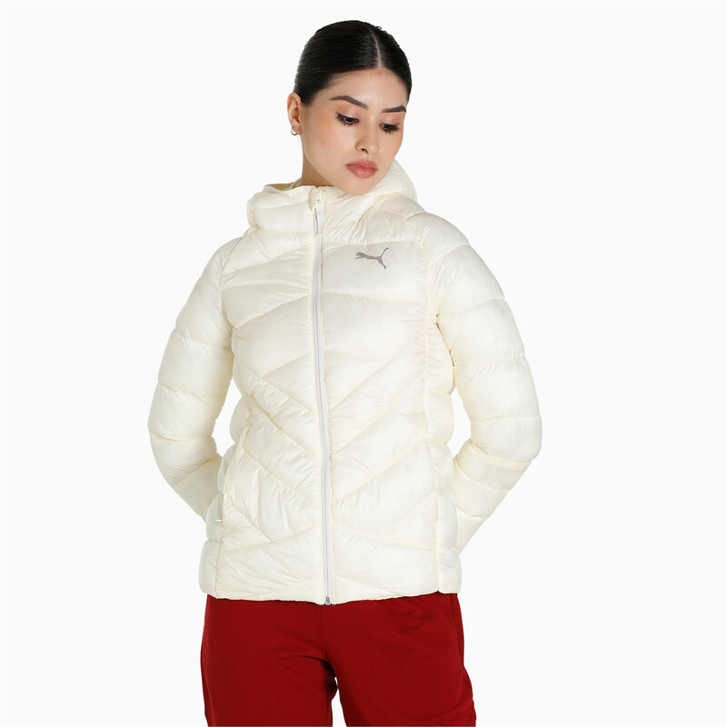 

Women's PUMA PWRWarm packLITE Slim Fit Down Jacket, Ivory glow