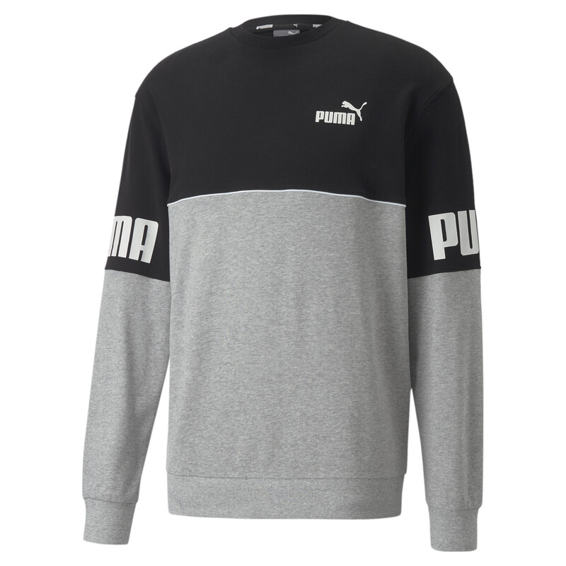 

Men's PUMA Power Crew Neck Colourblock Regular Fit Sweatshirt