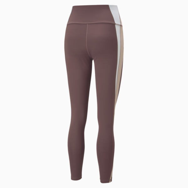 Evostripe Leggings Women, Dusty Plum, large-ZAF