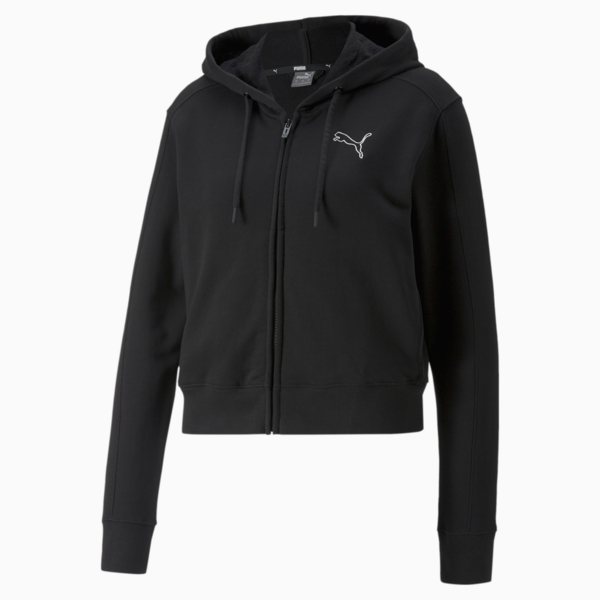 HER Full-Zip Hoodie Women, Puma Black, large-ZAF