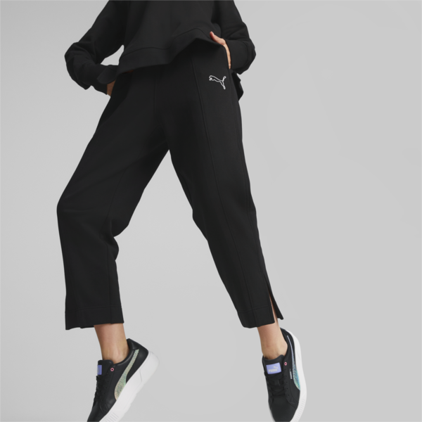 HER High-Waist Pants Women, Puma Black, large-ZAF