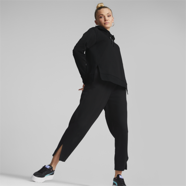 HER High-Waist Pants Women, Puma Black, large-ZAF
