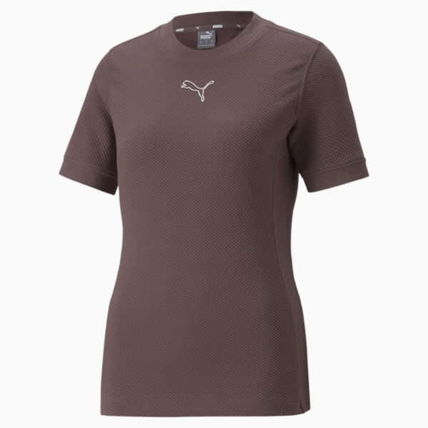 HER Slim Tee Women, Dusty Plum, large-ZAF