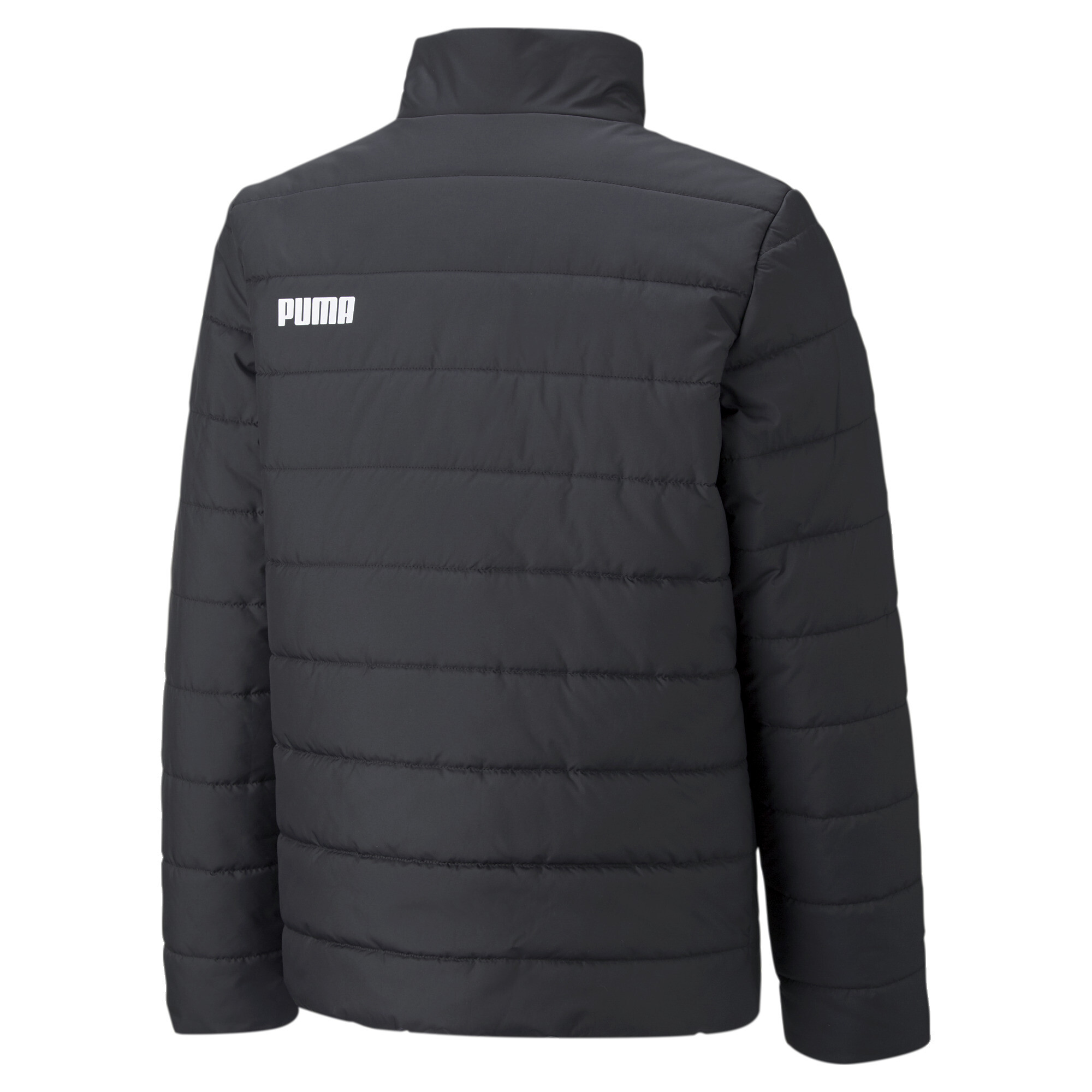 PUMA Essentials Padded Jacket In Black, Size 5-6 Youth