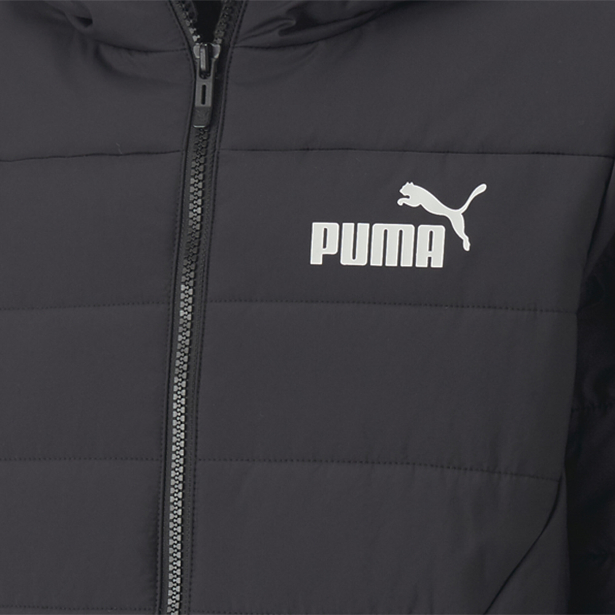 Puma Essentials Padded Coat Youth, Black, Size 9-10Y, Clothing