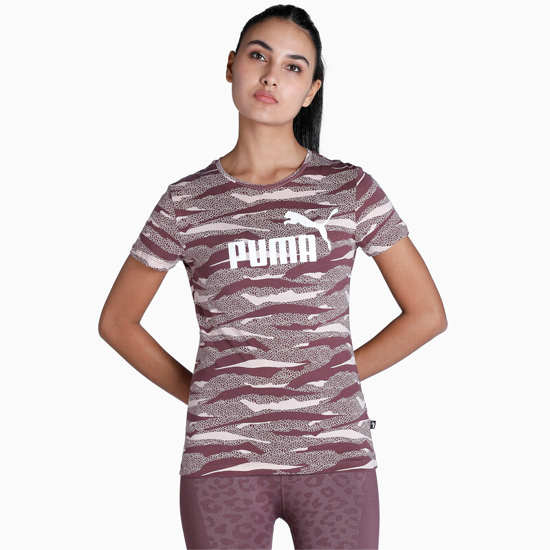Women's PUMA Animal Printed Regular Fit T-Shirt