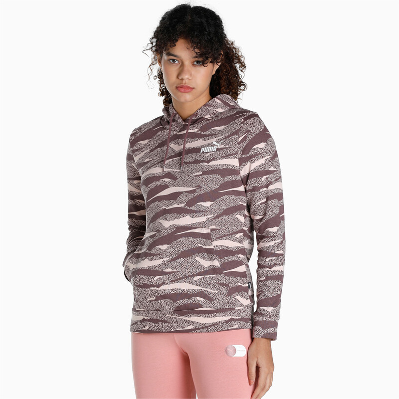 

Women's PUMA Essentials+ Animal Printed Full-Length Hoodie, Purple
