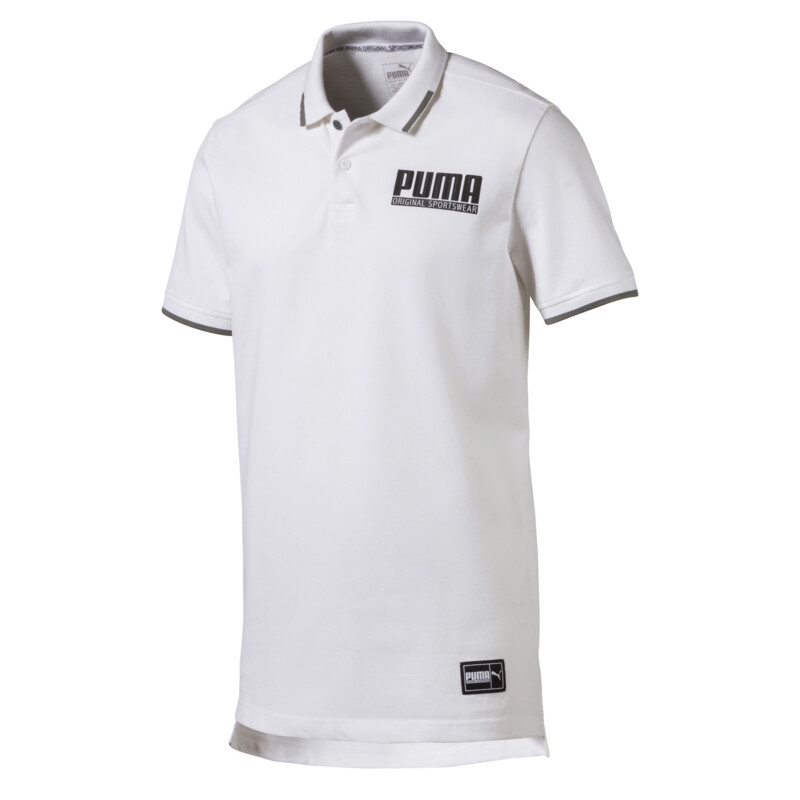 

Men's PUMA STYLE Athletics Polo Cotton Black