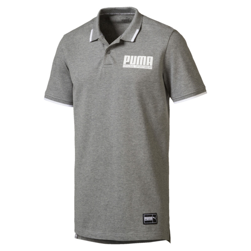 

Men's PUMA STYLE Athletics Polo Cotton Black