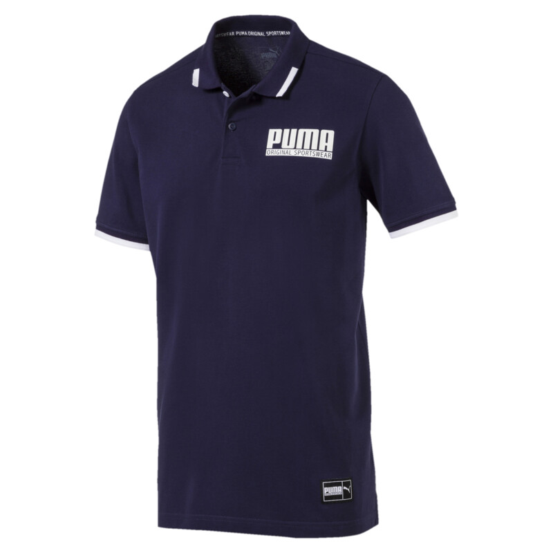 

Men's PUMA STYLE Athletics Polo Cotton Black