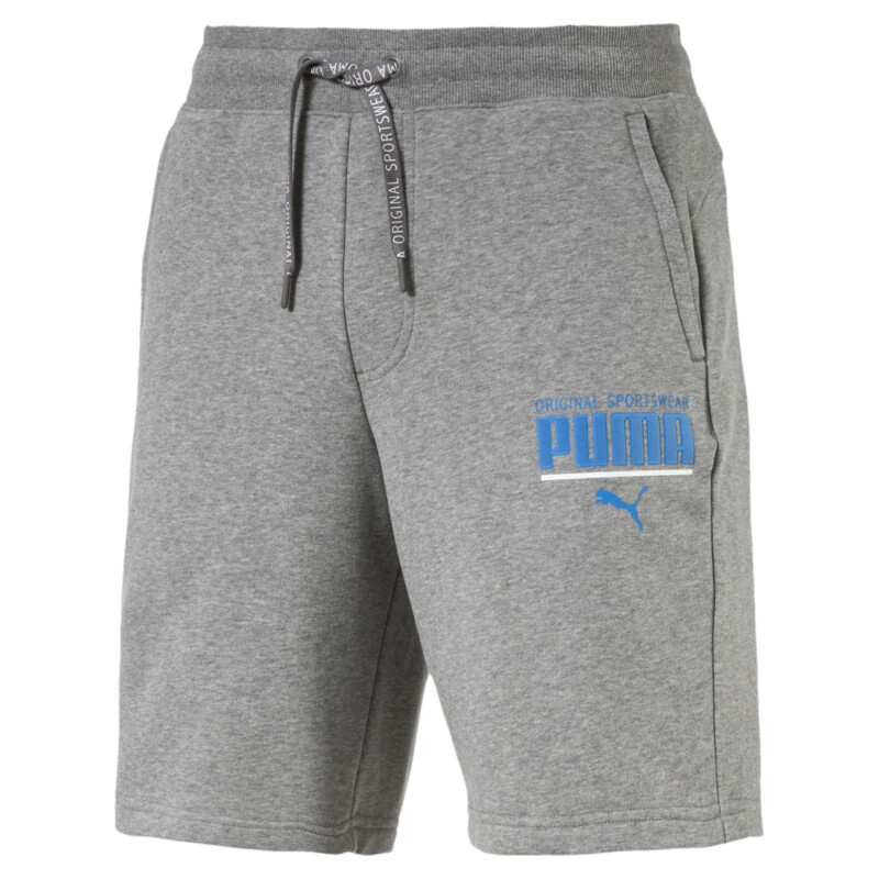 

Men's PUMA STYLE Athletic Sweat Shorts Cotton Black