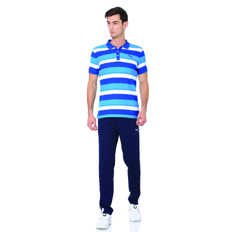 

Men's PUMA Stripe Pique Polo 2