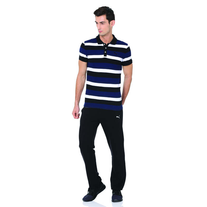

Men's PUMA Stripe Pique Polo 2
