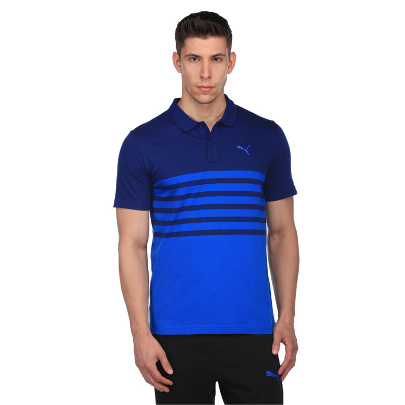 

Men's PUMA Sports Stripe Jersey Polo