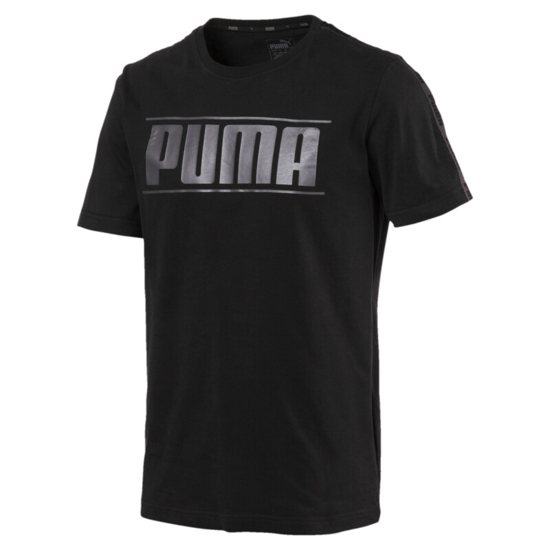 

Men's PUMA Rebel Tape Logo Tee