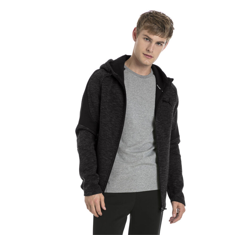 

Men's PUMA Evostripe Full Zip Hoodie, Black