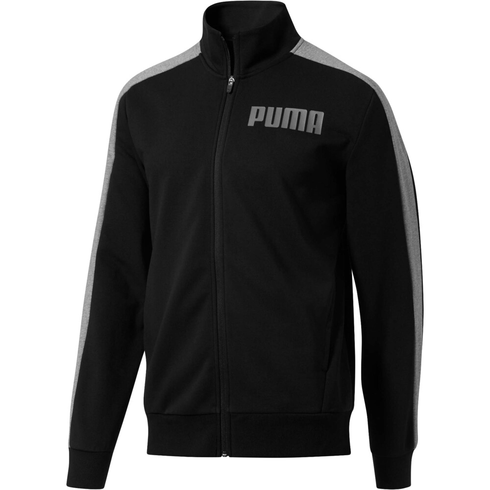 

PUMA - male - Олимпийка Contrast Track Jacket FT  – Cotton Black –, Черный