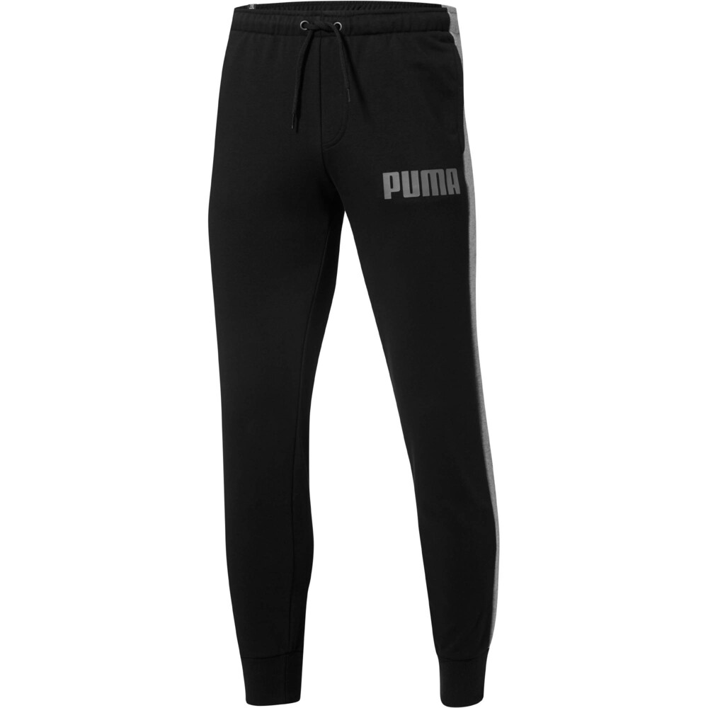 

PUMA - male - Штаны Contrast Pants FT  CL – Cotton Black 01 –, Черный