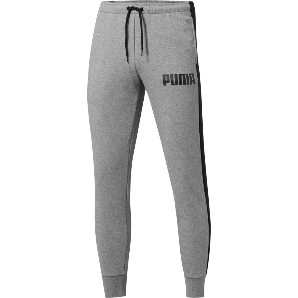 

PUMA - male - Штаны Contrast Pants FT  CL – Medium Gray Heather 01 –, Серый