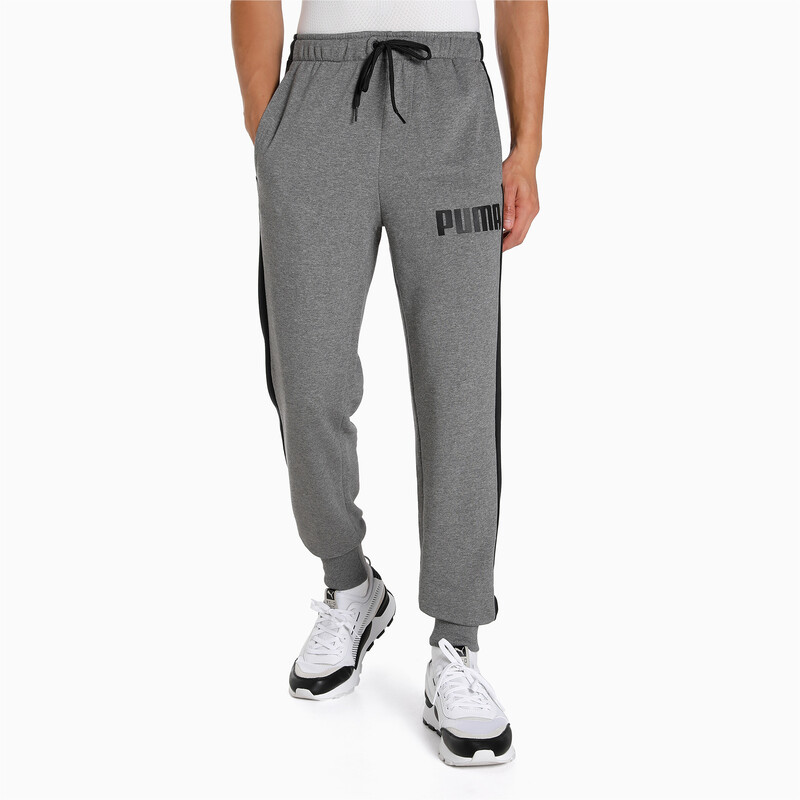 

Men's PUMA Contrast Cuffed Knitted Sweatpants