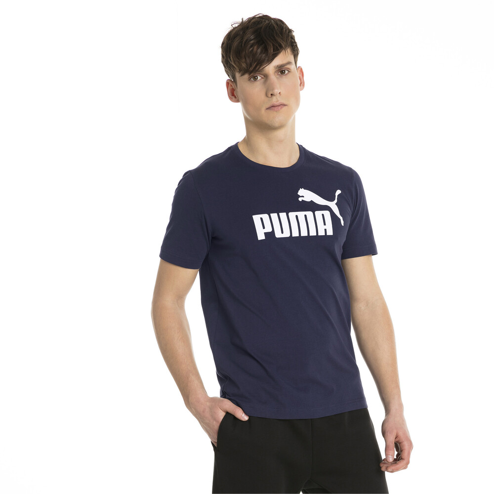 Essentials Erkek T Shirt Mavi Puma Puma Turkiye Resmi Alisveris Sitesi