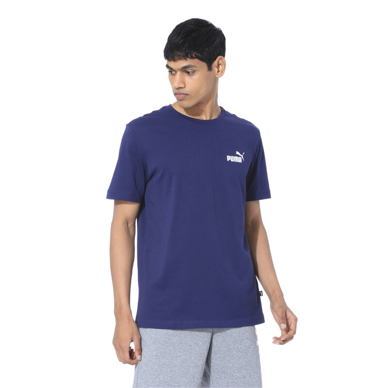 

Men's PUMA Essentials Small Logo Cotton T-Shirt