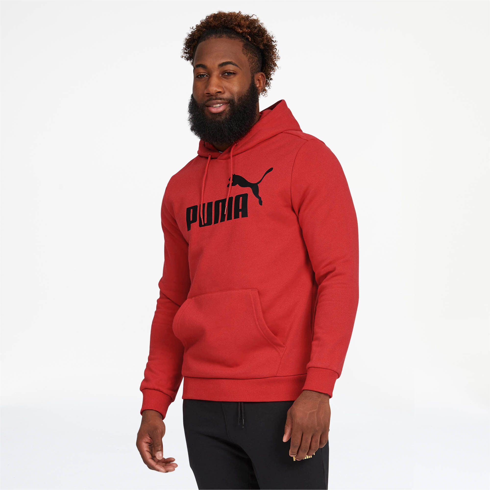 puma essentials fleece men's hoodie