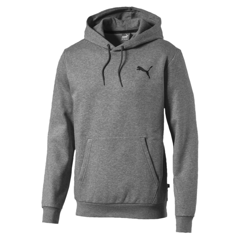 

PUMA - male - Толстовка Essentials Fleece Hoody – Medium Gray Heather-Cat –, Серый