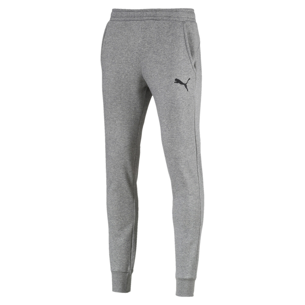 Essentials Fleece Men's Pants | Gray - PUMA
