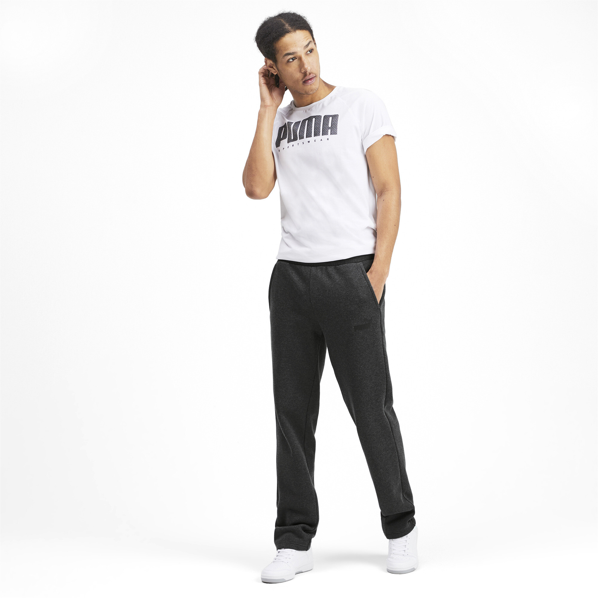 puma essentials fleece men's pants