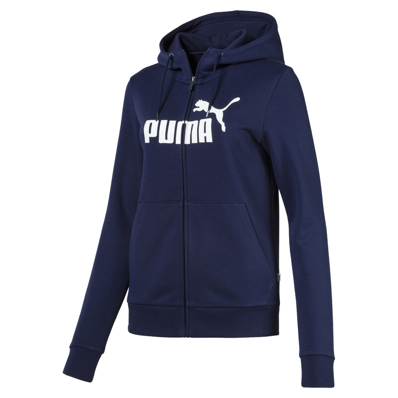 

Women's PUMA Essentials Fleece Hooded Full Zip Sweat Jacket