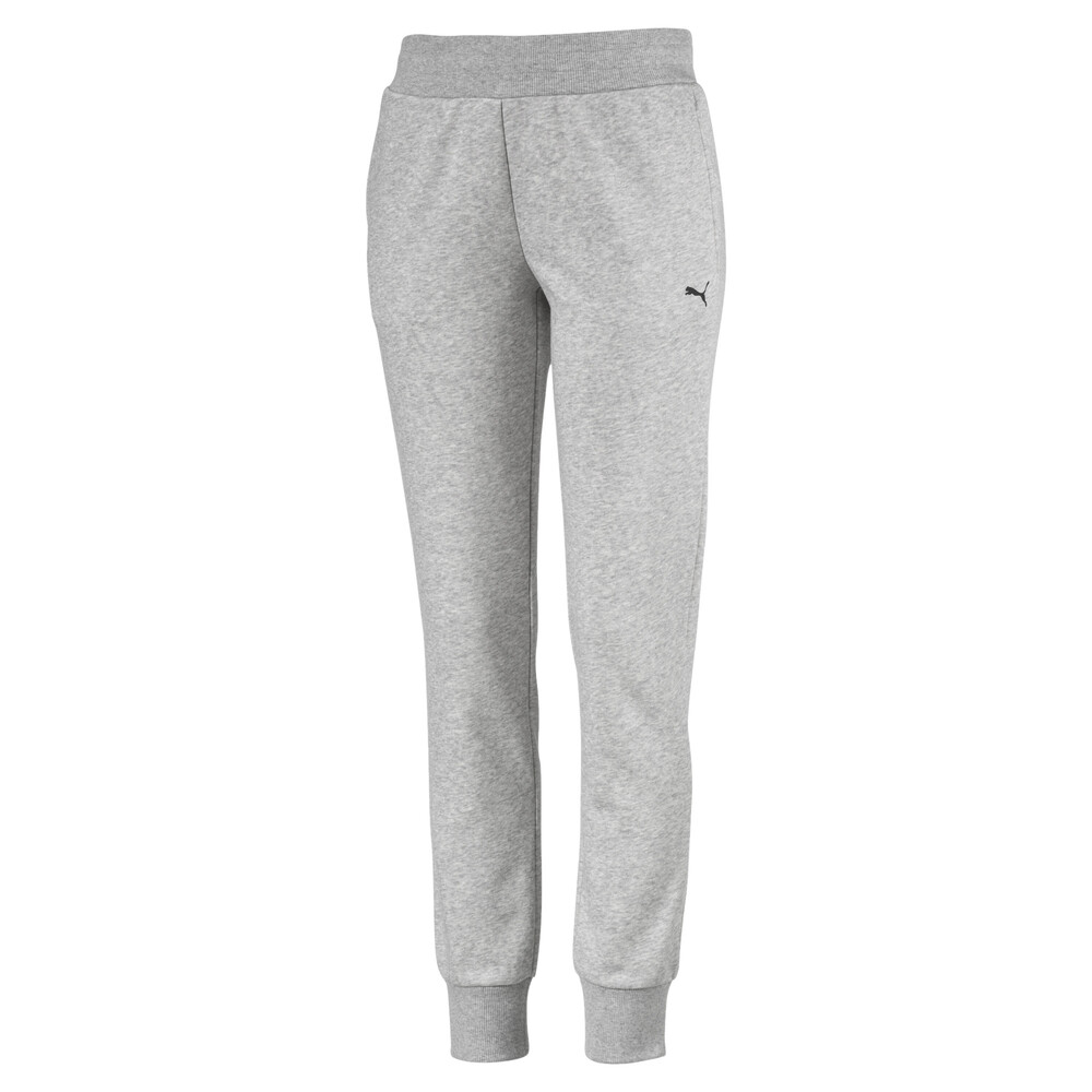 

PUMA - female - Штаны Essentials Fleece Pants – Light Gray Heather-Cat –, Серый