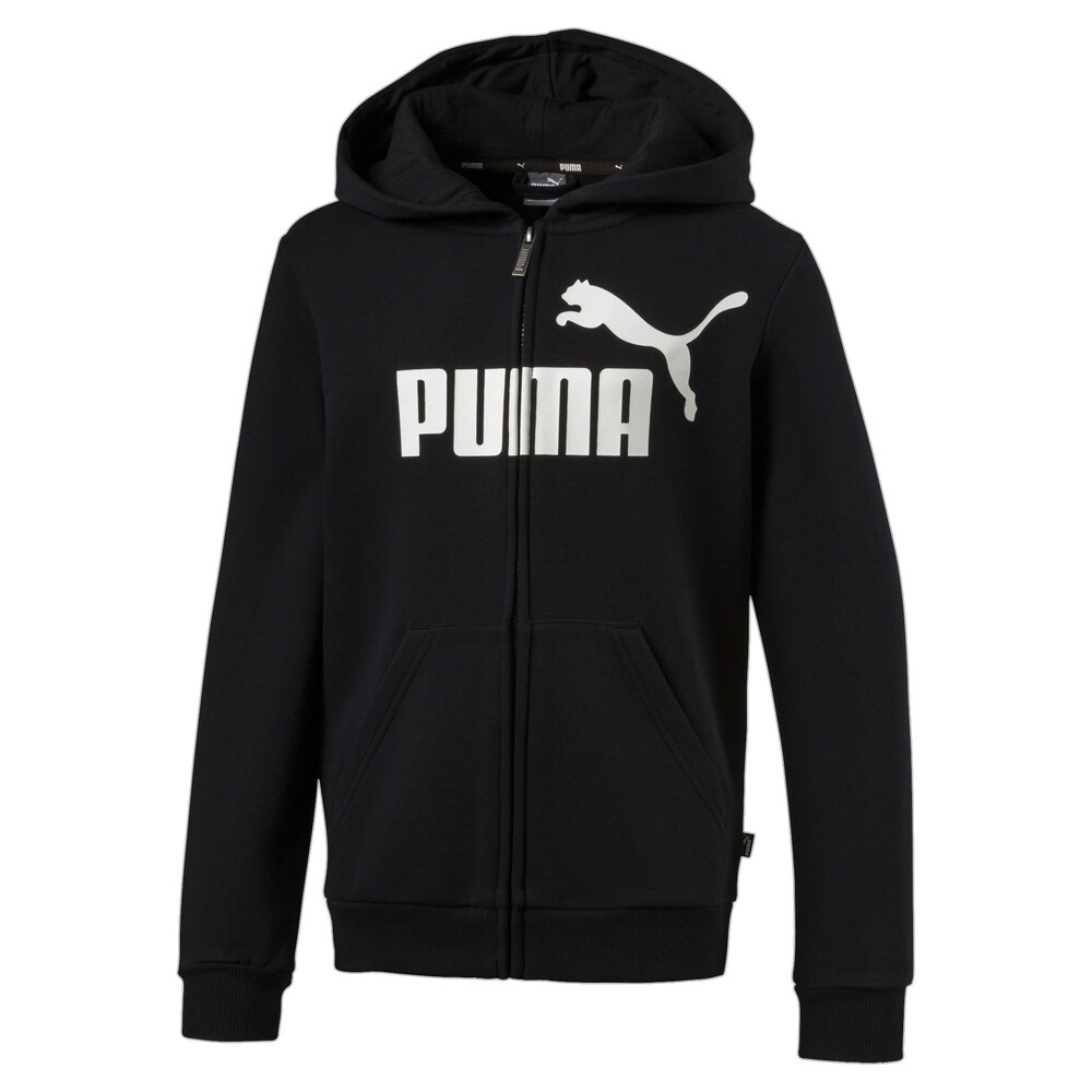 

PUMA - male - Толстовка Essentials Hooded Jacket B – Cotton Black –, Черный