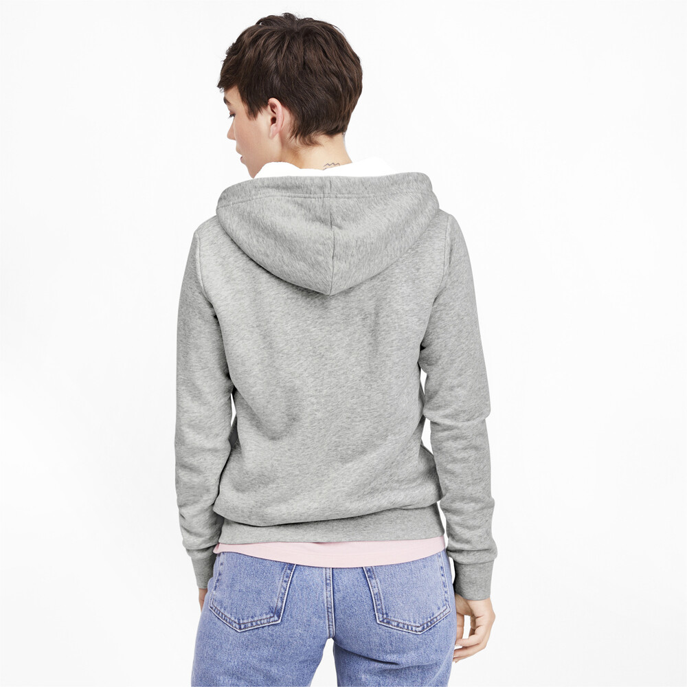 

PUMA - female - Толстовка Essentials+ Sherpa Hd Jkt – Light Gray Heather –, Серый