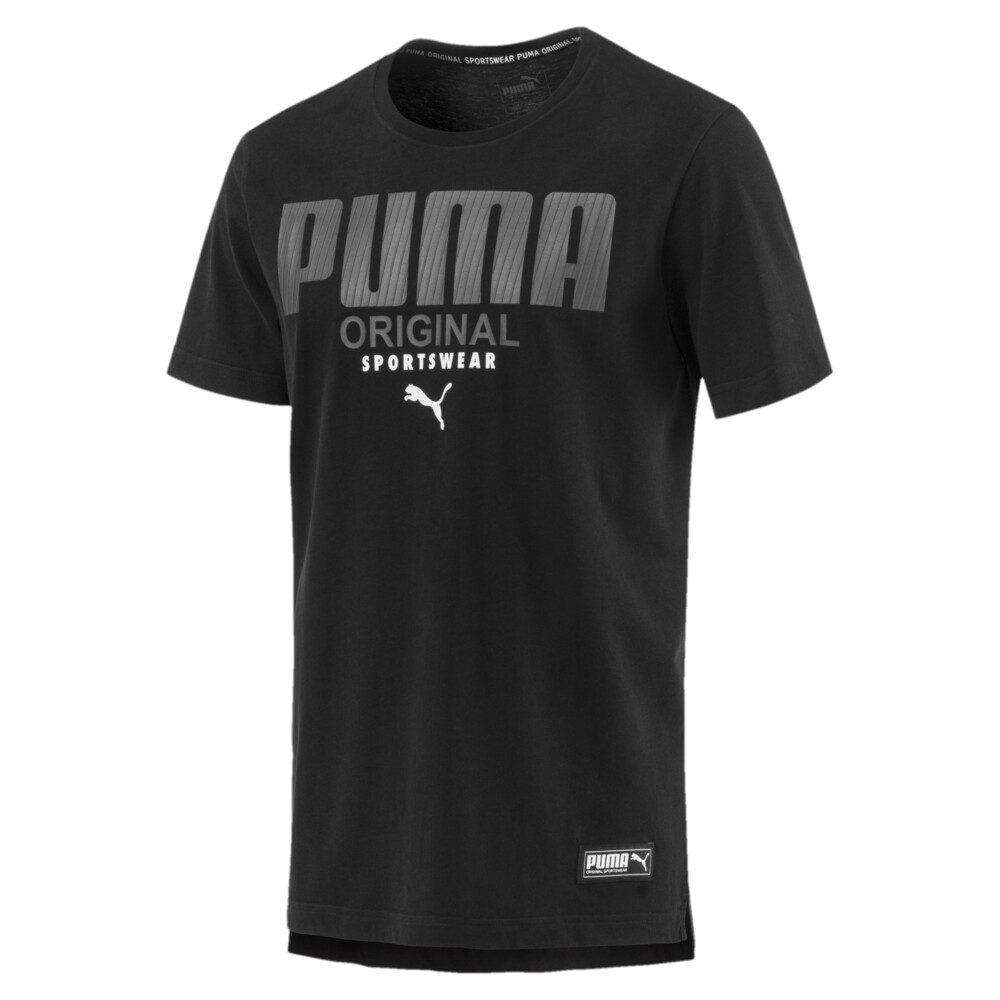 Athletics Men's T-Shirt | Black - PUMA